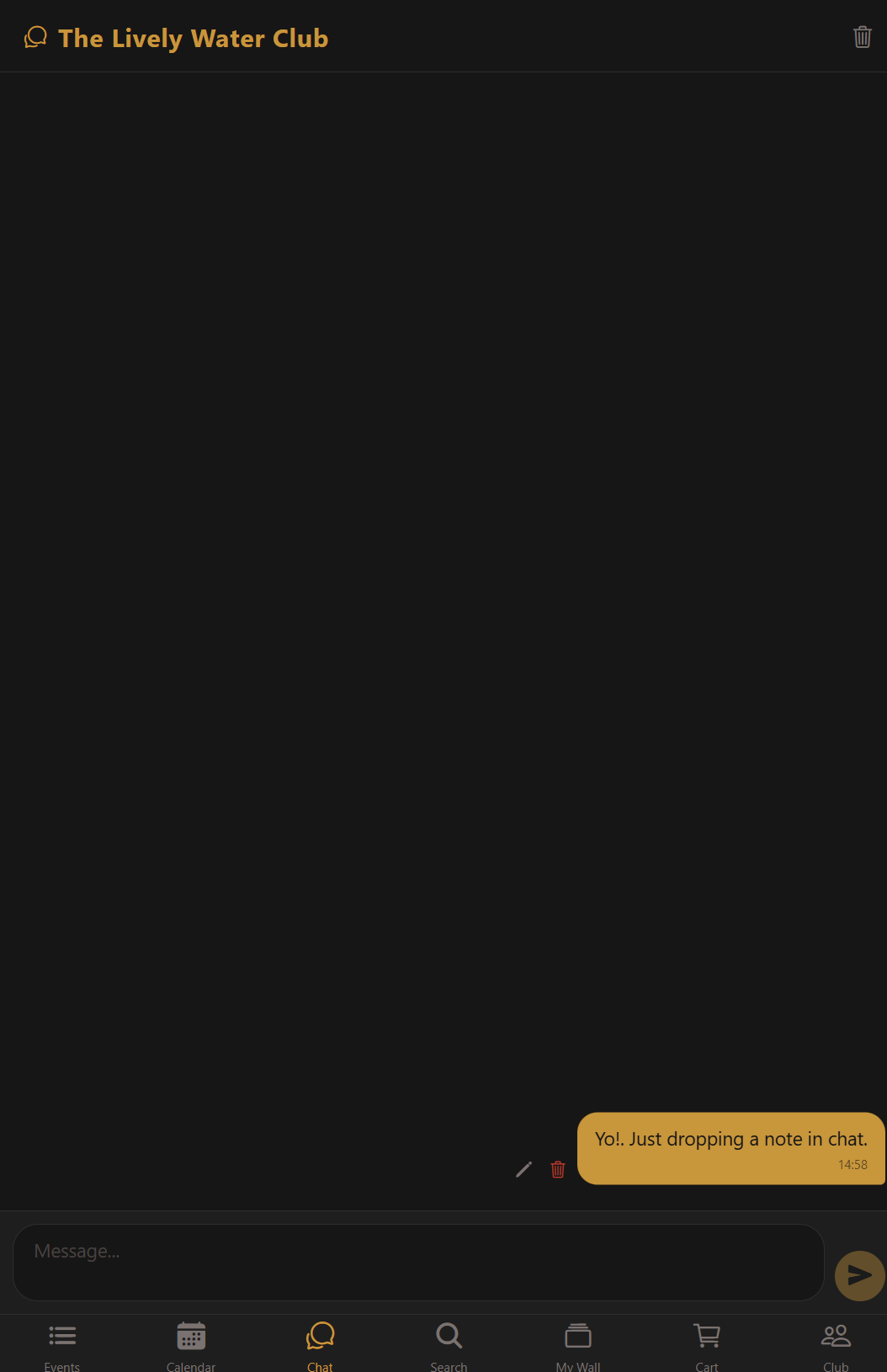 Club chat